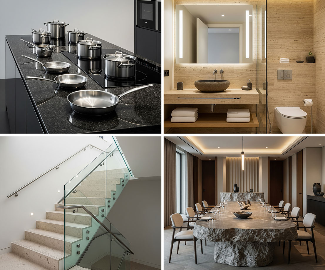 espaces-intérieurs-en-pierre-naturelle-par-Planstone aménagements intérieurs en pierre naturelle par Planstone