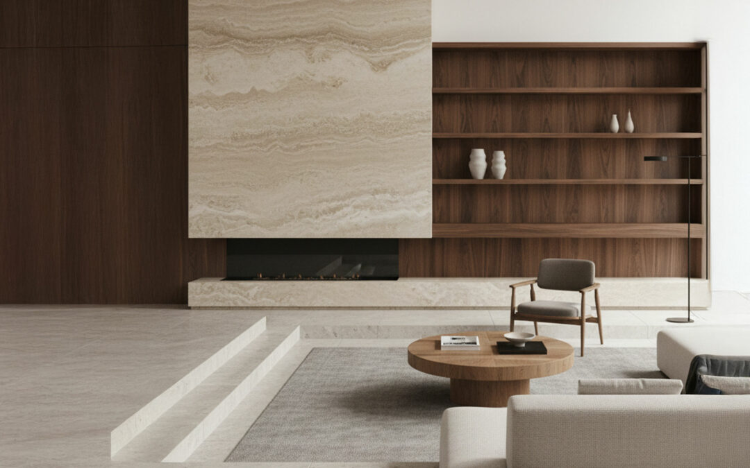 L&rsquo;art de marier la pierre naturelle avec d&rsquo;autres matériaux nobles